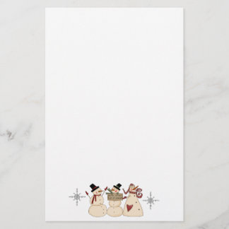 Papelería Stationman country Snowman