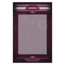 Steampunk, corazones rosados sobre engranajes, Mon