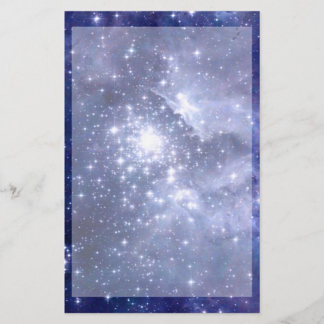Papelería Sueños de cobalto estrellas Galaxias Universo Espa (Anverso)