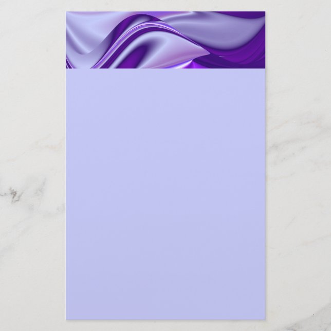 Papelería Sueños del arcoiris de flores moradas (Anverso)