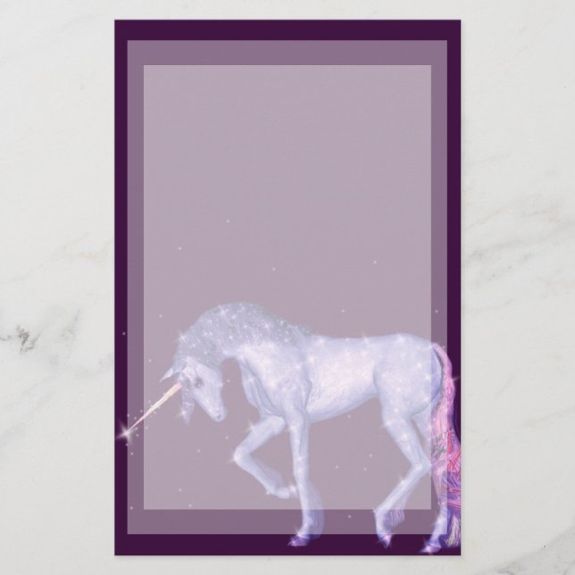 Papelería Sueños Unicornios (Anverso)