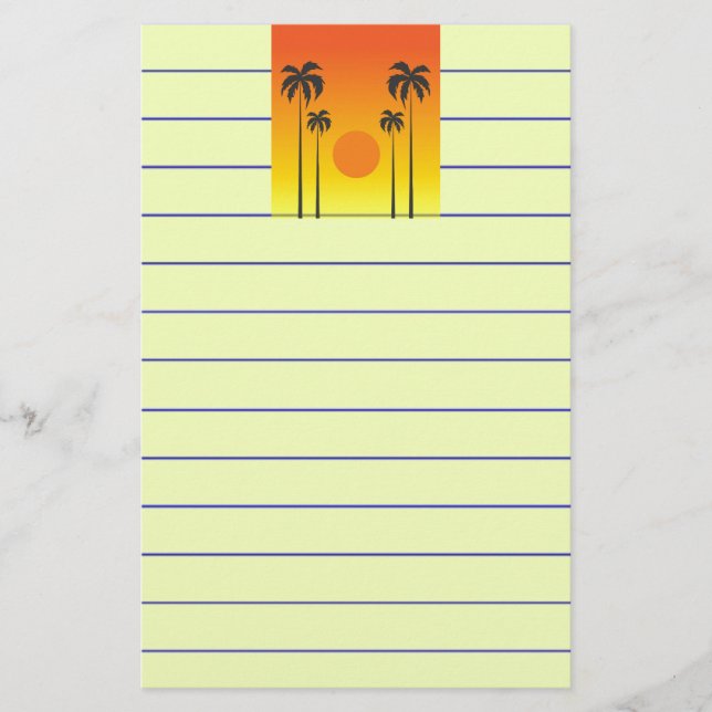 Papelería Sunset (Anverso)