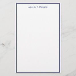 Papelería Super Simplicidad Azul Blanco Personalizado
