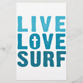 Papelería surf-amor-vivo