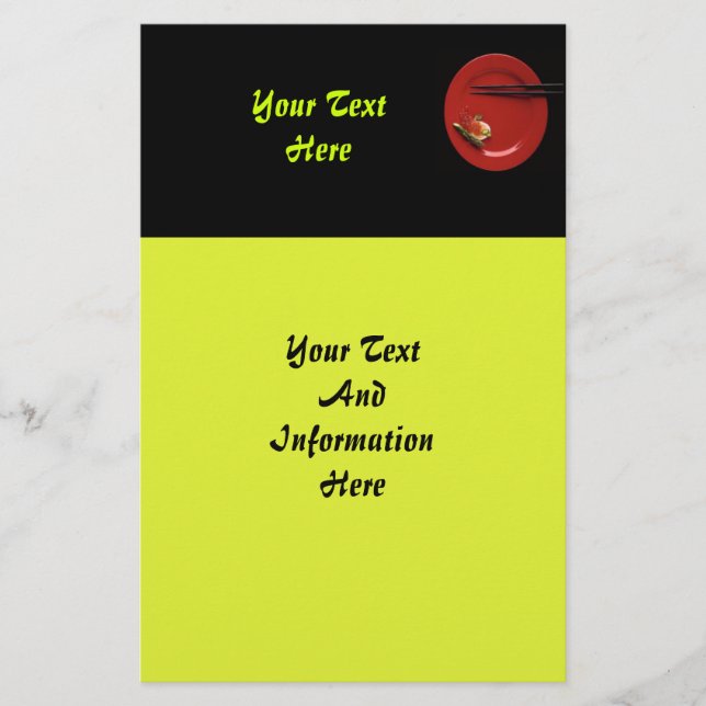 Papelería Sushi Stationery (Anverso)