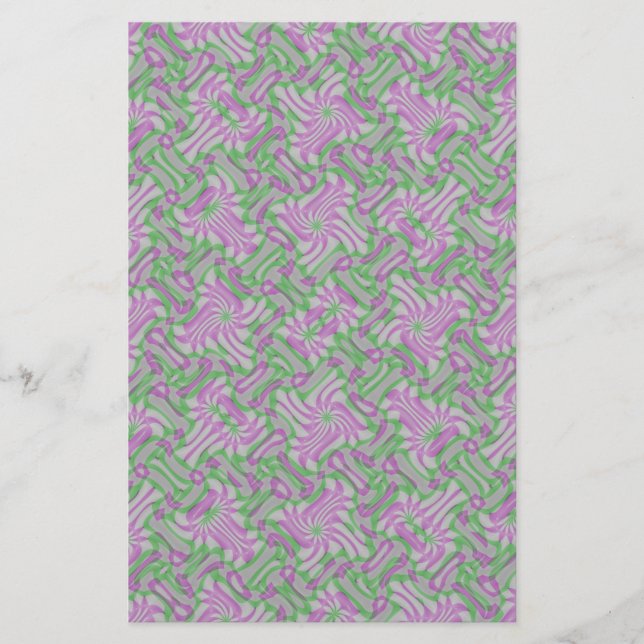 Papelería Swirling Rosettes (Anverso)