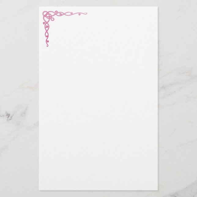 Papelería Swirls Celtic Pink (Anverso)