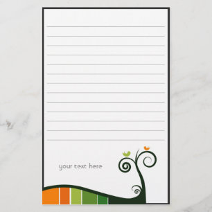 Papelería Swirls Stationery