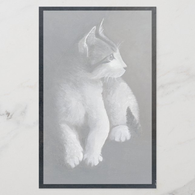 Papelería Tabby Kitten (Anverso)