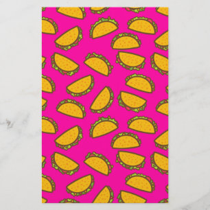 Papelería tacos rosas