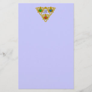 Papelería TALISMAN MAGIC ELFIC / Azul TRIÁNGULO ORO