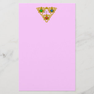 Papelería TALISMAN MAGIC ELFIC / TRIÁNGULO DE ORO rosa