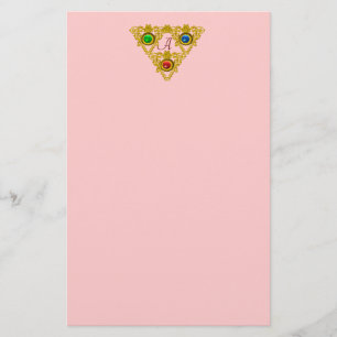Papelería TALISMAN MAGIC ELFIC / TRIÁNGULO DE ORO rosa