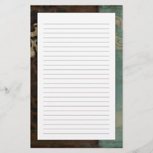 Papelería Tapiz de Damasco abstracto de Jennifer Goldberger