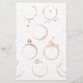 Papelería Tapón de café mancha de café