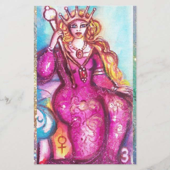 PAPELERÍA TAROS DE LAS SOMBRAS PERDIDAS / EL EMPRESS (Anverso)
