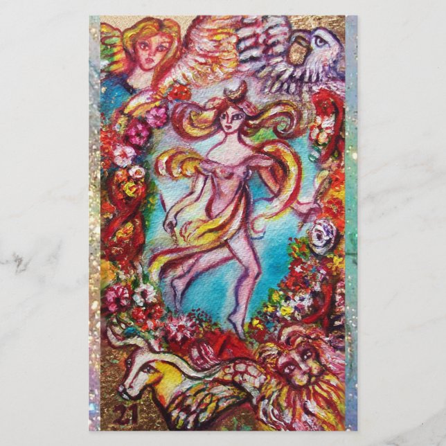 Papelería TAROS DE LAS SOMBRAS PERDIDAS EN EL Mundo (Anverso)