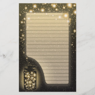 Papelería Tarro que brilla intensamente de luciérnagas con