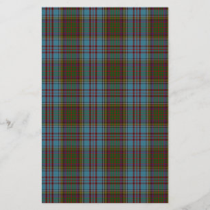 Papelería Tartán de la familia del clan de Anderson
