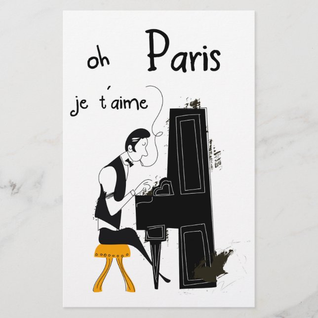 Papelería te amo París (Anverso)