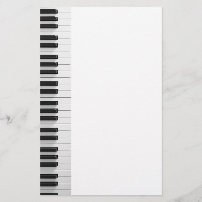 Papelería Teclado de piano digital (Anverso)
