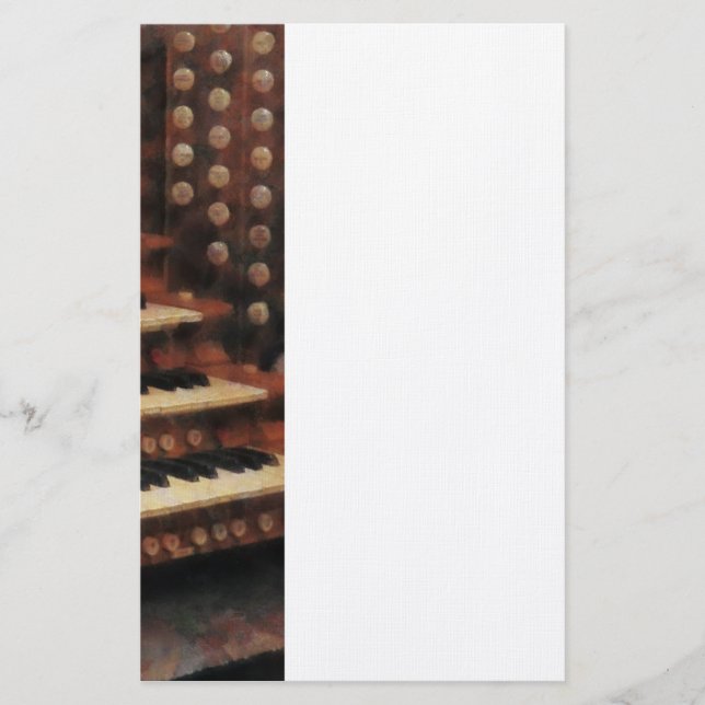 Papelería Teclado del órgano (Anverso)