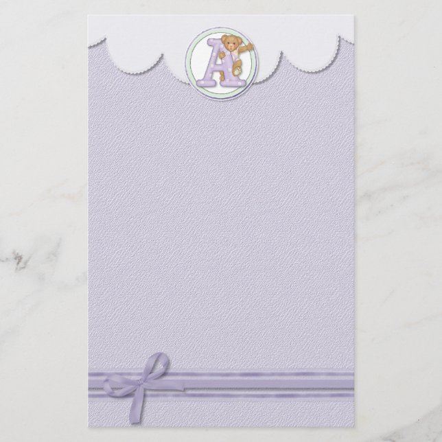 Papelería Teddy Tots A (Anverso)