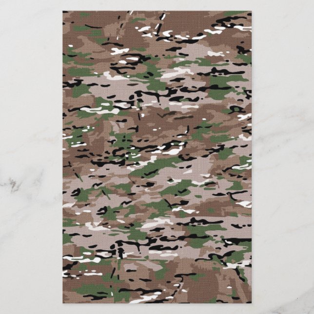Papelería Tela de camuflaje militar (Anverso)