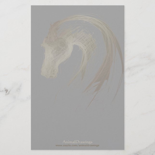 Papelería Temporada de cumpleaños de Zodiac Año de Caballo C (Anverso)