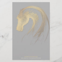 Papelería Temporada de cumpleaños Zodiac Año de Caballo Chin
