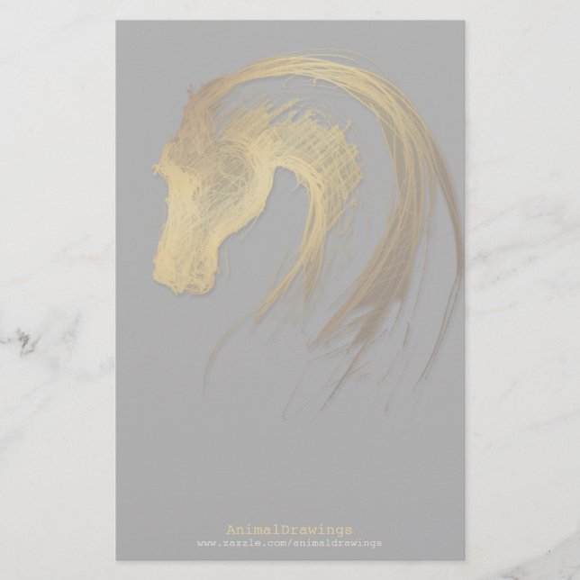 Papelería Temporada de cumpleaños Zodiac Año de Caballo Chin (Anverso)