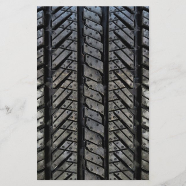 Papelería Textura automotriz del estilo del neumático de (Anverso)