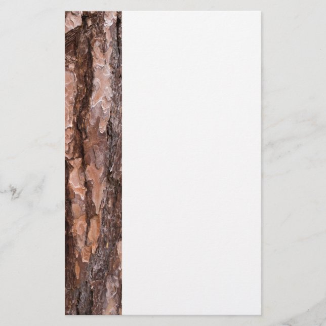 Papelería Textura de corteza de pino (Anverso)