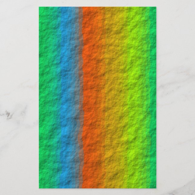 PAPELERÍA TEXTURA DE RAINBOW STRIPES (Anverso)