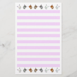 Papelería The letter paper of the cats