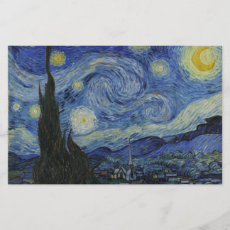 Papelería The Starry Night 1889 Vincent van Gogh