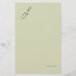 Papelería The Trowel -Botanists Pause- Minimalist