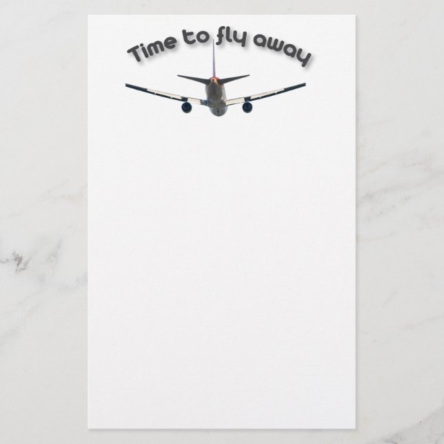 Papelería Tiempo de huir (Anverso)