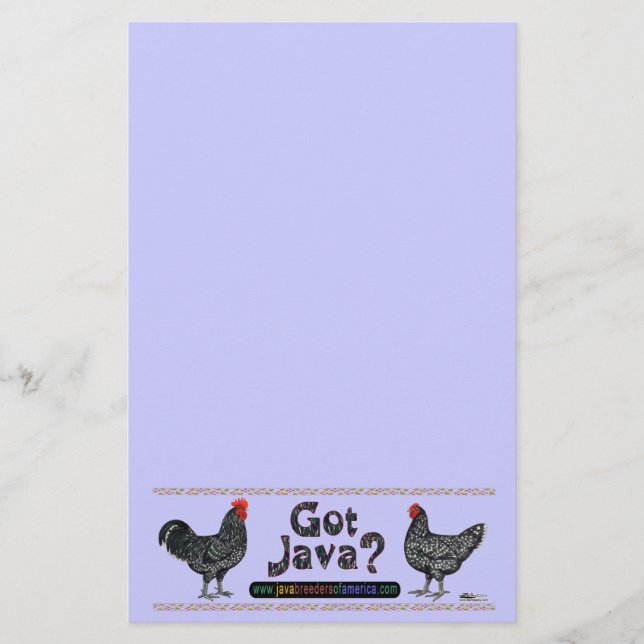 Papelería ¿Tienes Java? (Anverso)