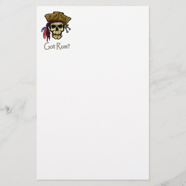 Papelería ¿Tienes Rum? (Anverso)