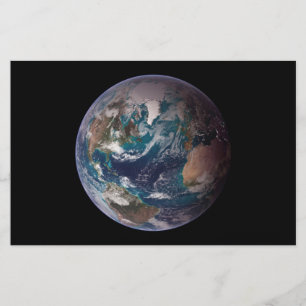 Papelería Tierra de Mármol Azul (Hemisferio Occidental)