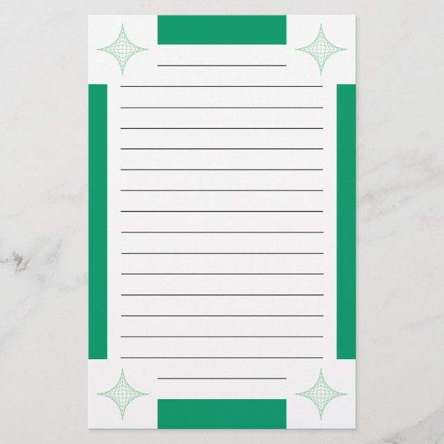 Papelería Tierra (verde) (Anverso)