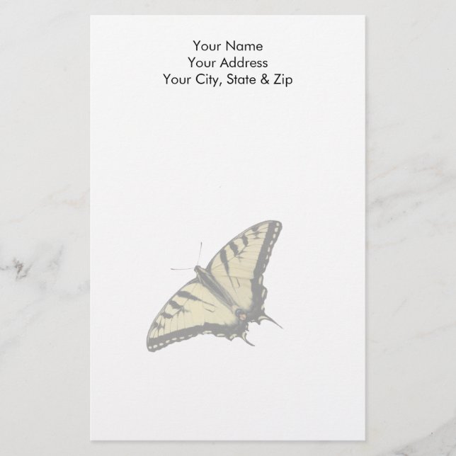 Papelería Tiger Swallowtail (Anverso)
