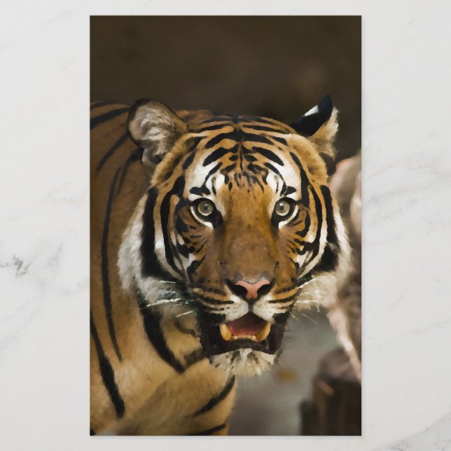 Papelería Tigre Siberiano (Anverso)