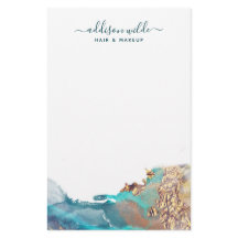 Tinta De Color De Agua Líquida De Arte Moderno Azu