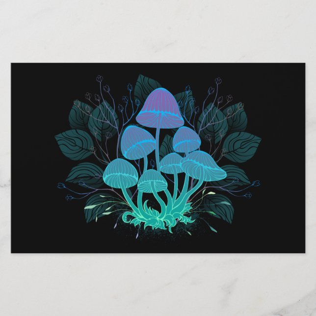 Papelería Toadstools en Bushes (Anverso)