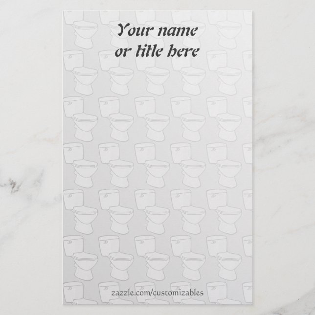 Papelería Toilet Stationery (Anverso)