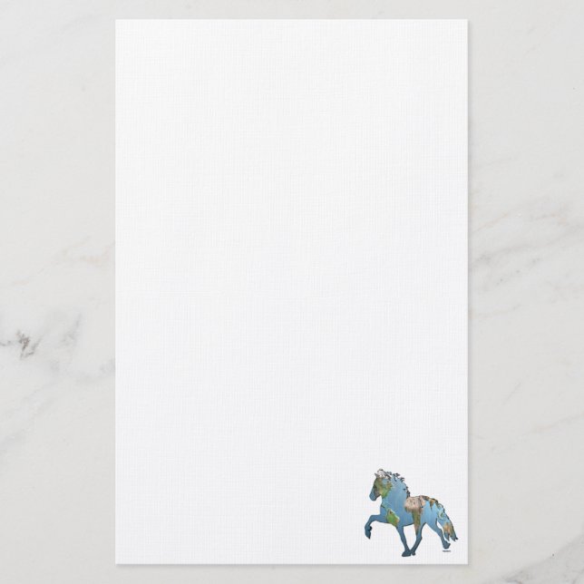 Papelería Tolting the World Gaited Horse (Anverso)