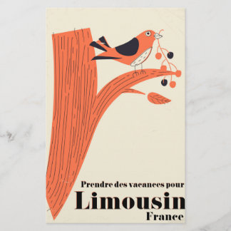 Papelería Tomar unas vacaciones a Limousin Francia .