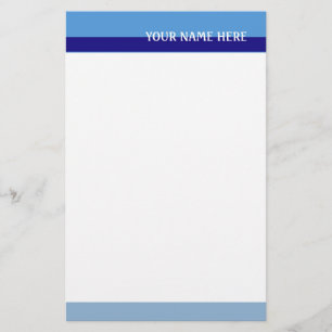 Papelería Tonos azules